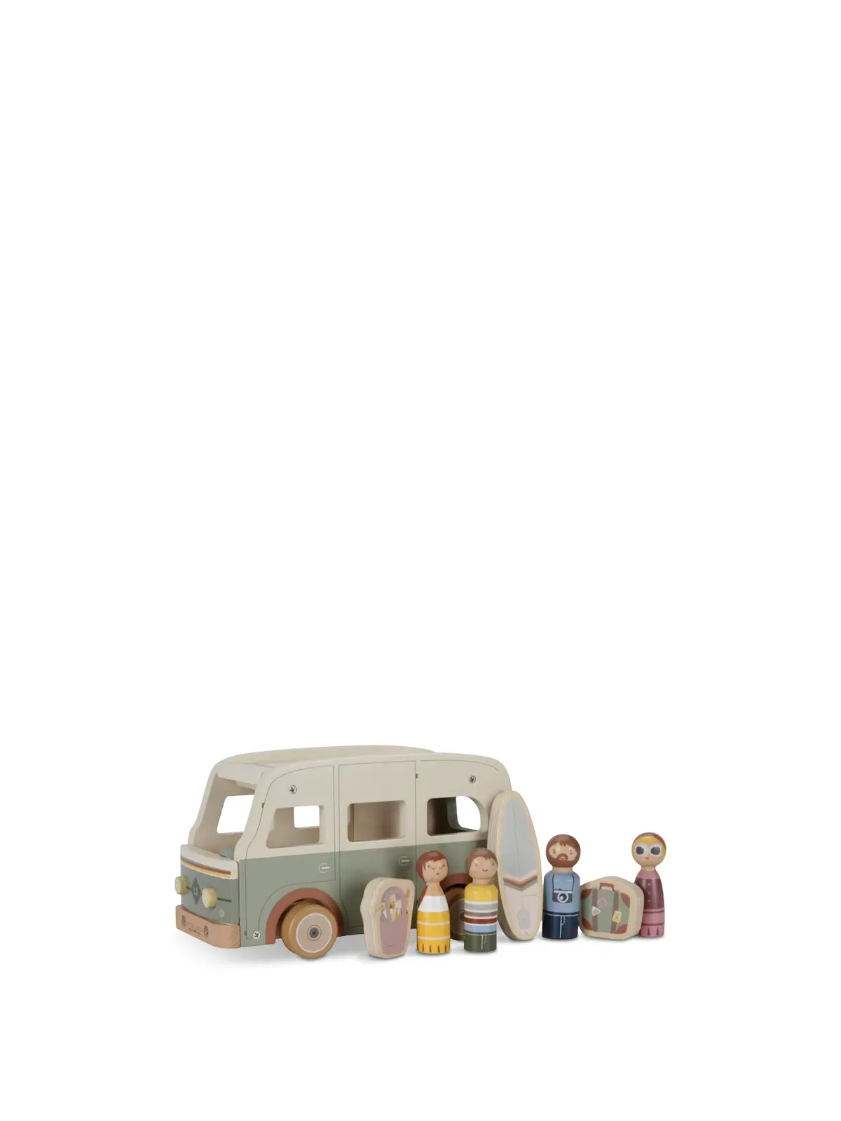 Wooden Vintage Campervan Toy Set 1