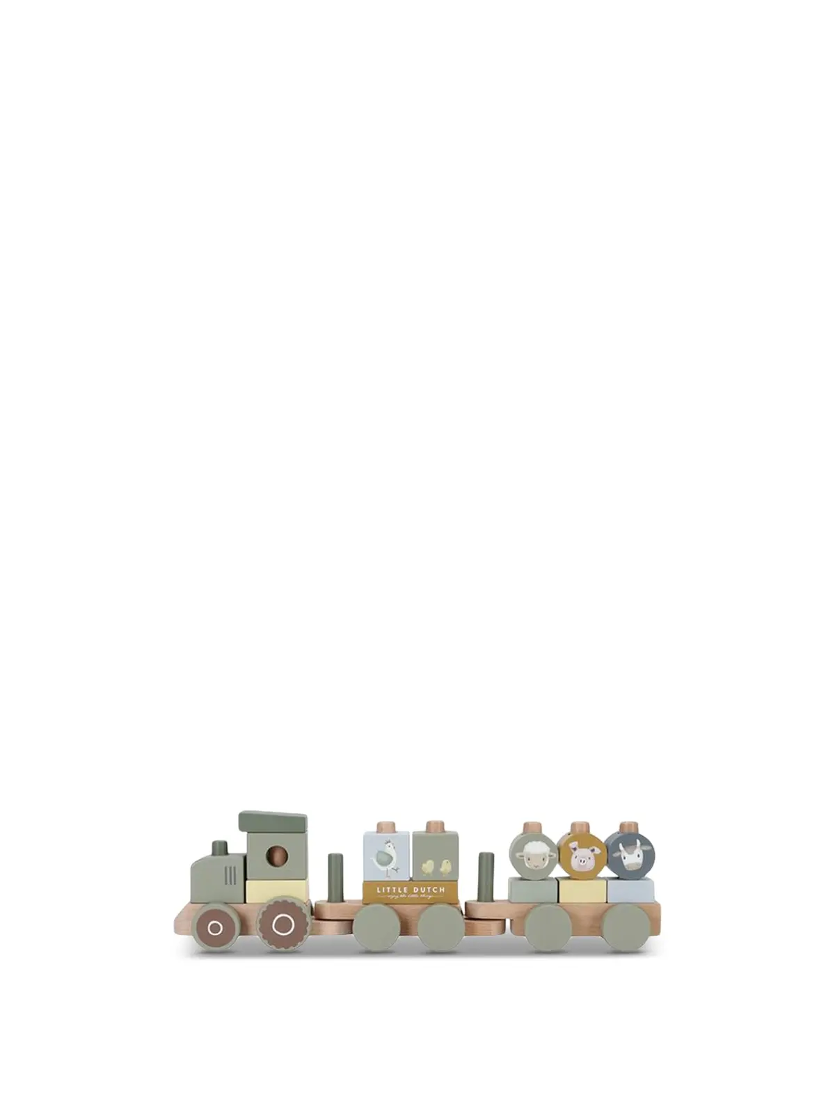 Little Farm Train Tractor Stacking Toy 1