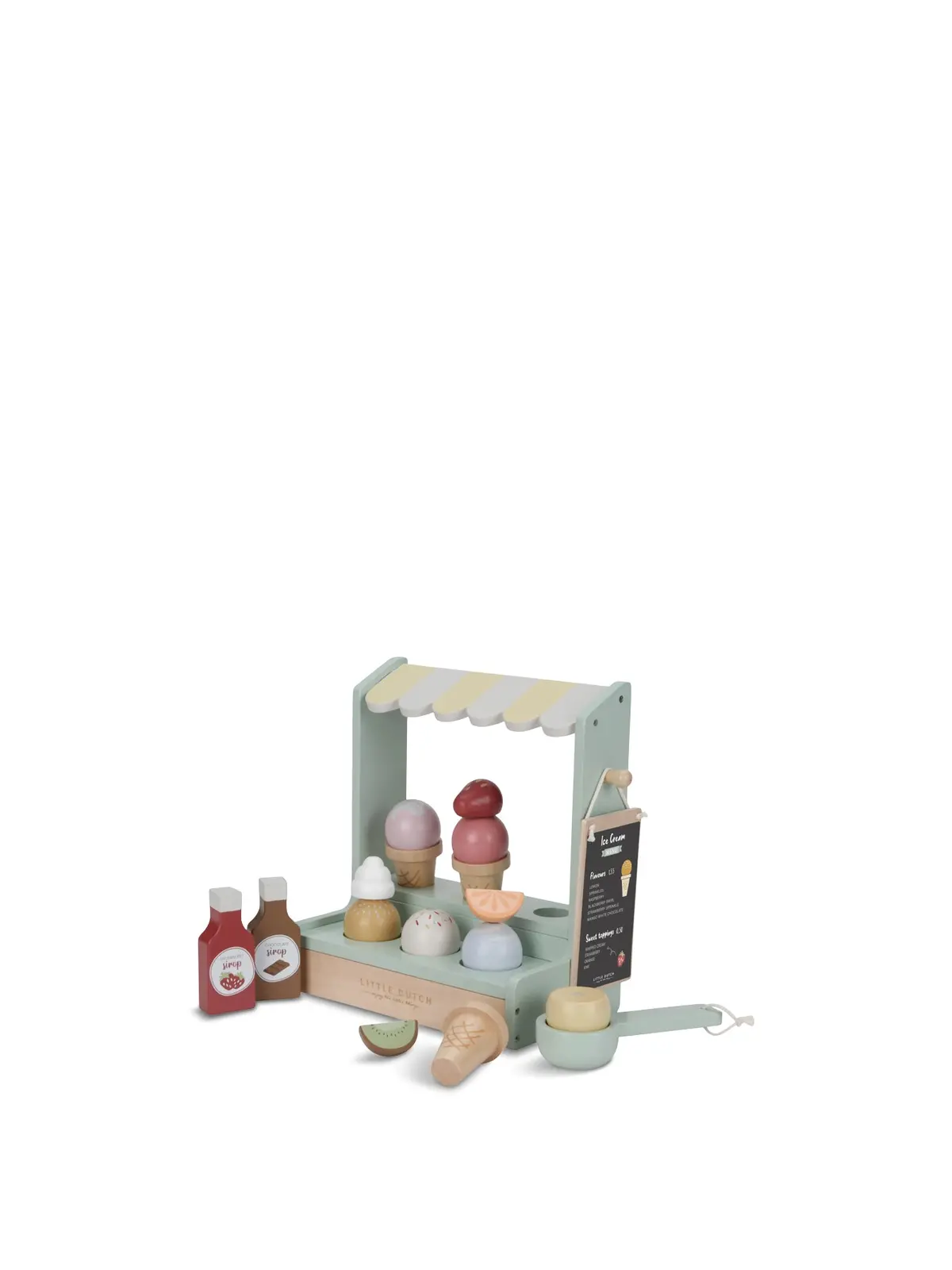 Wooden Ice Cream Shop Toy Set 1