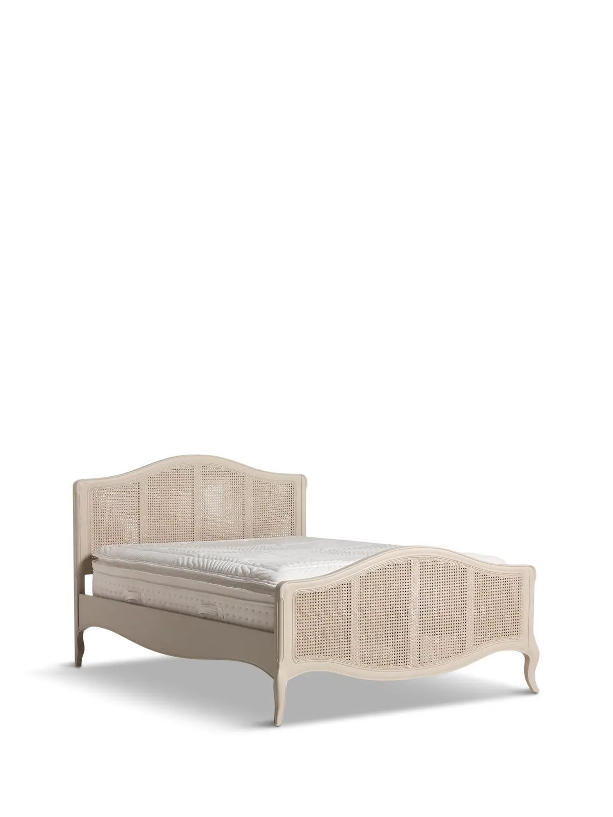 Calista Off White Wooden High End Super King Bed Frame 1