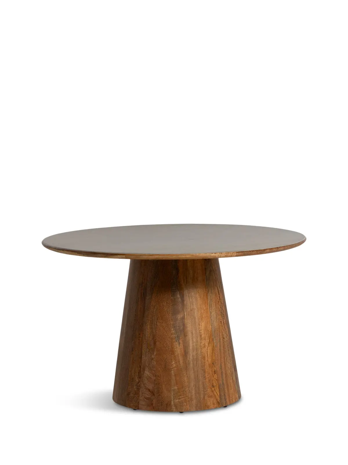 Burlington Mango Wood Circular Dining Table, Seats 4 1
