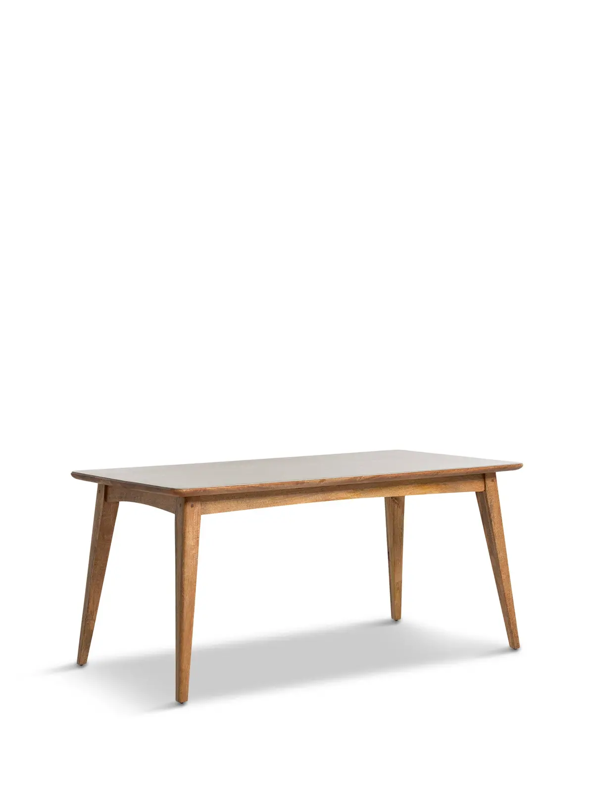 Burlington Mango Wood Rectangular 165Cm Dining Table, Seats 6 1