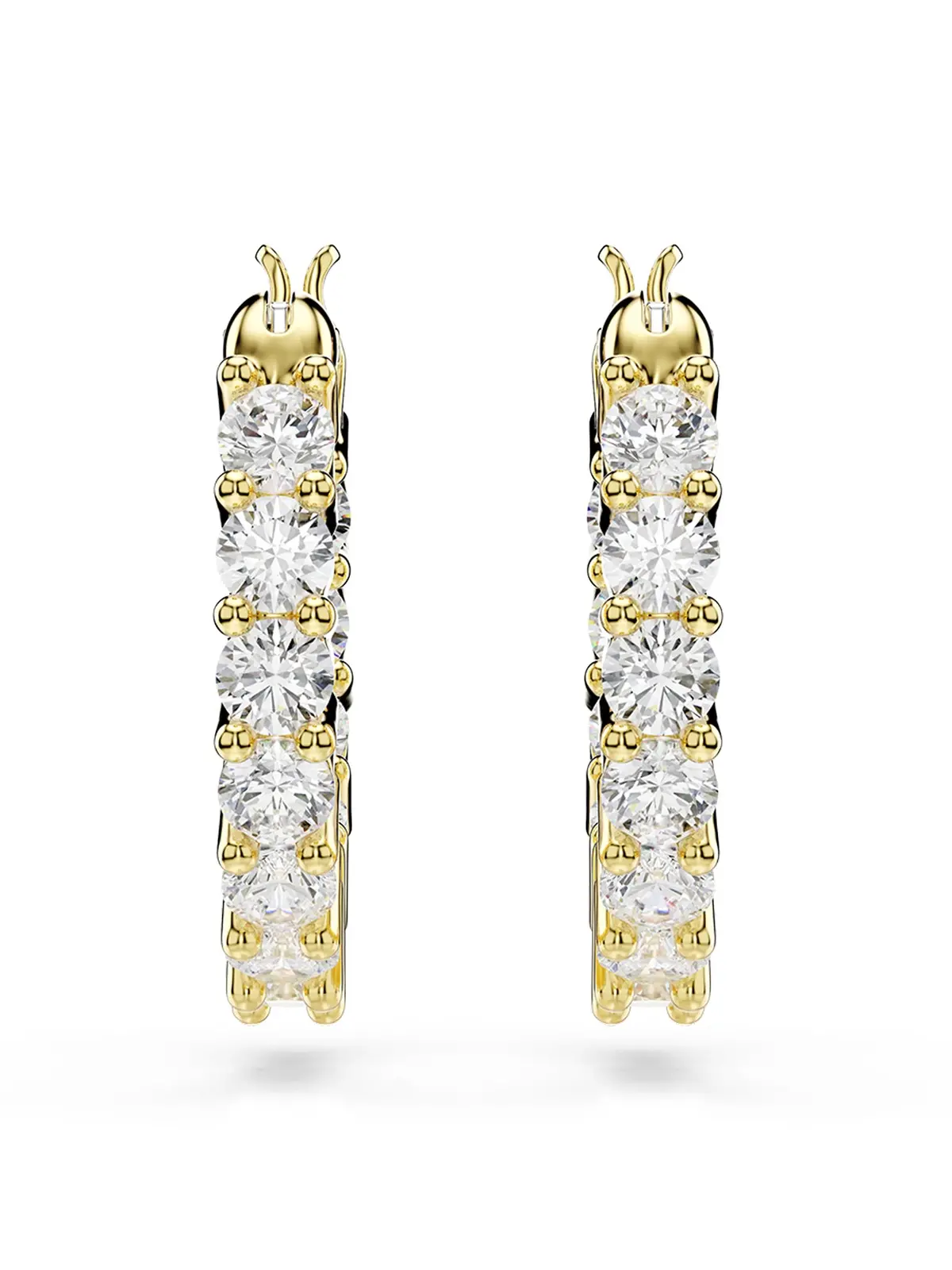 Matrix Round Cut Hoop Earrings 1