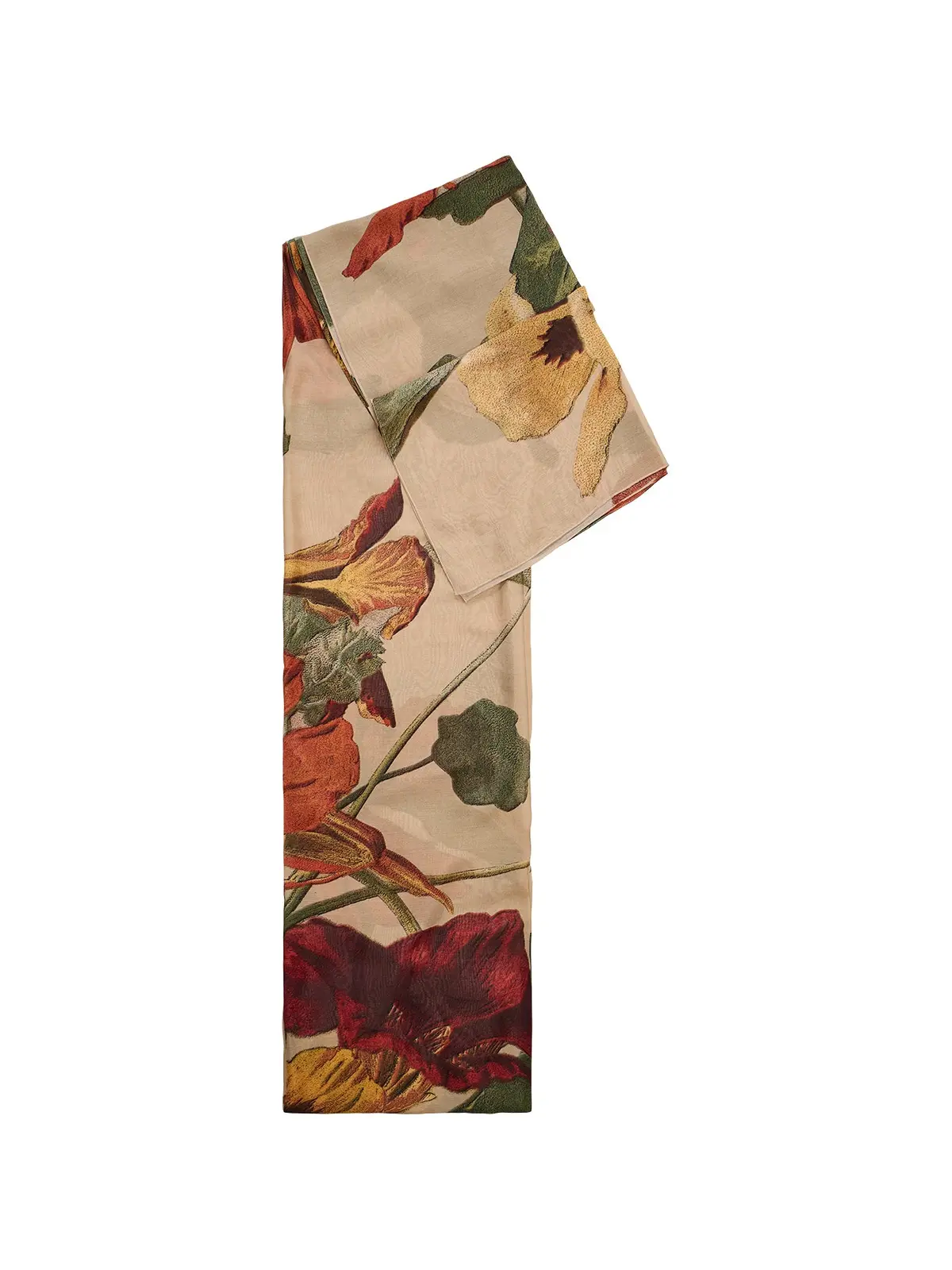 Nasturtium Fawn Scarf 1