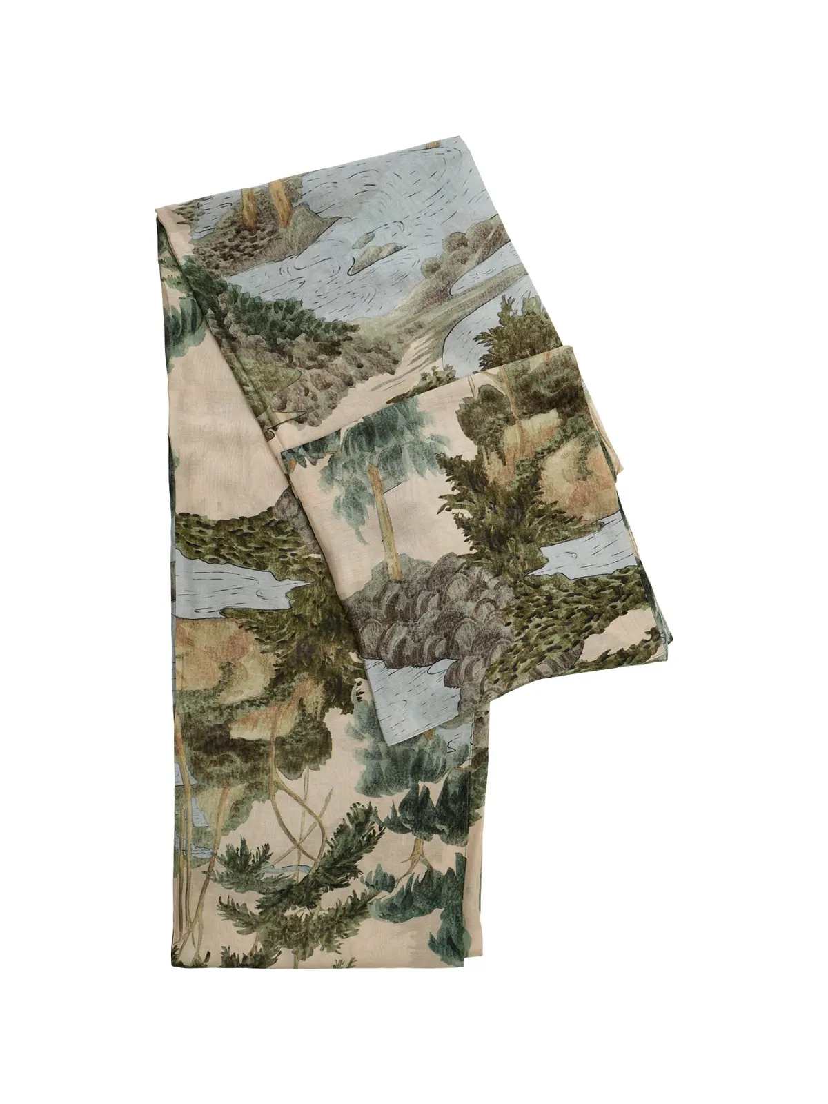 Rivers & Trees Natural Scarf 1