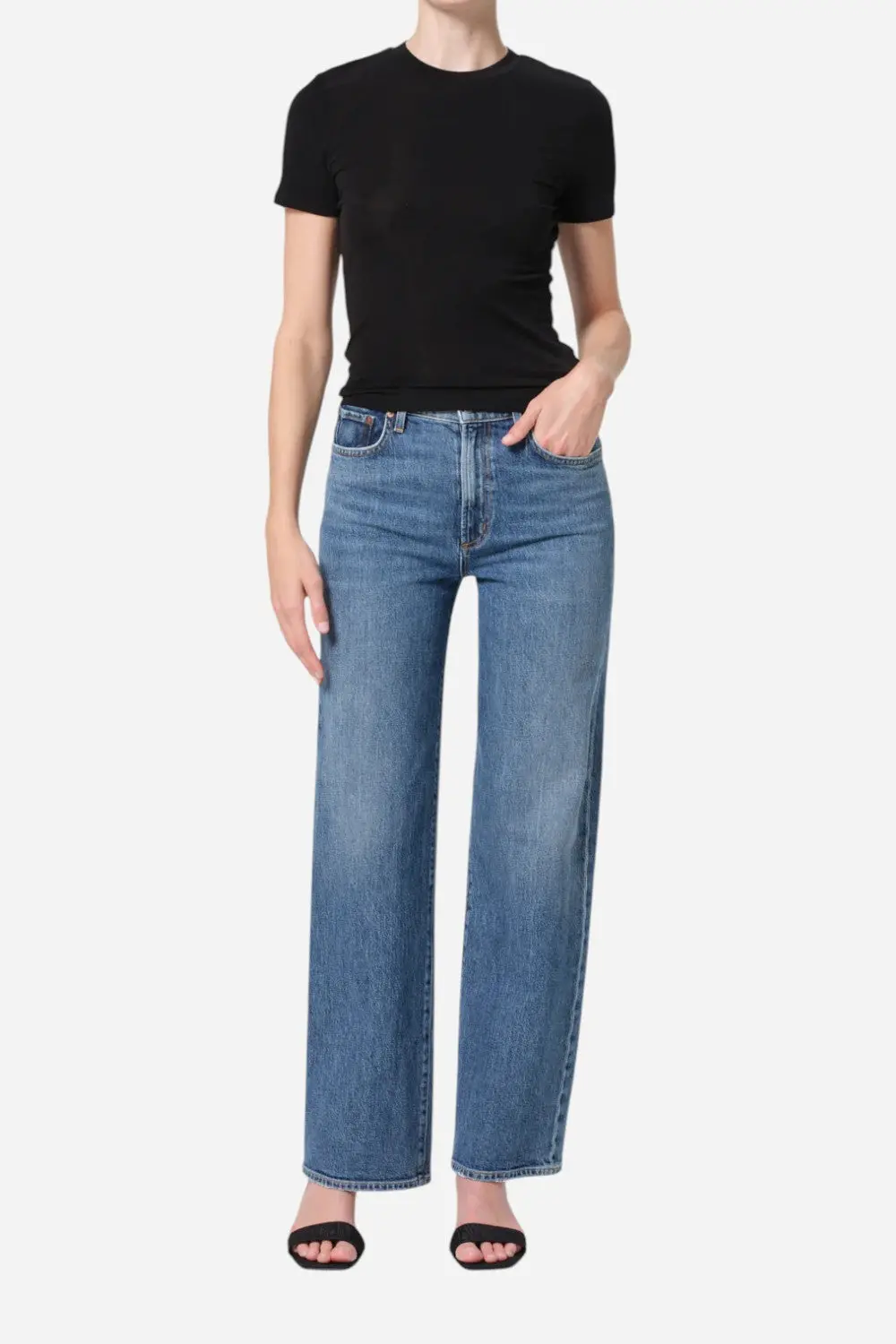 Agolde Harper (Stretch) Straight Jean In Fix 1