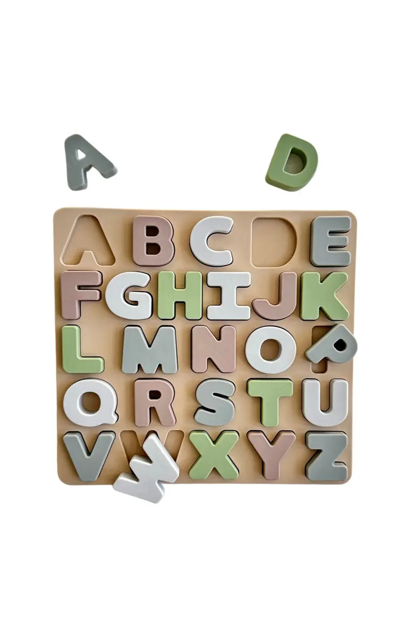 Ali + Oli Abc Soft Silicone Puzzle For Toddlers - 27 Pieces 1