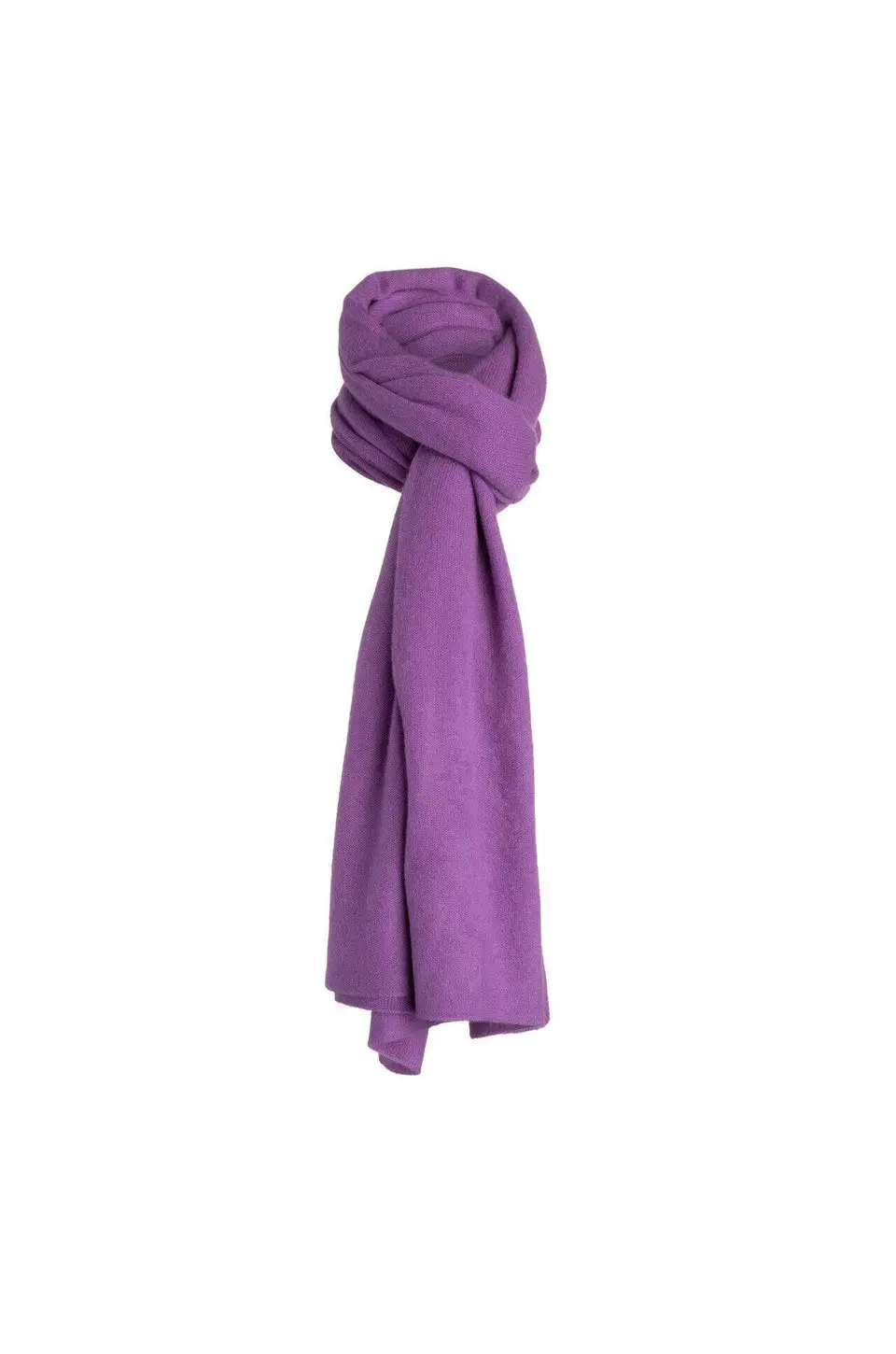 Cashmere Knit Throw/Scarf - Purple 1