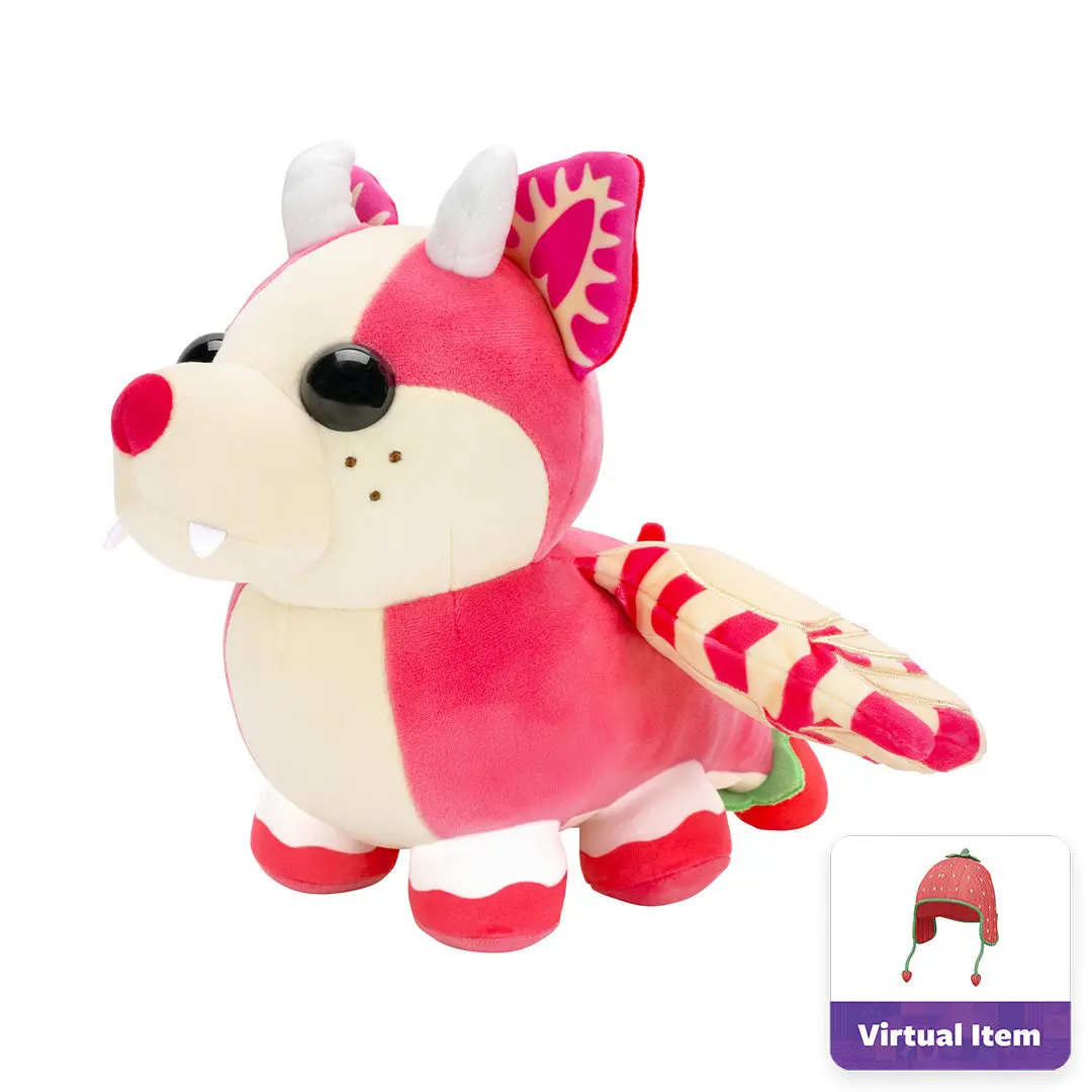 Adopt Me Collector Plush - Strawberry Shortcake Bat Dragon (Series 5) 1