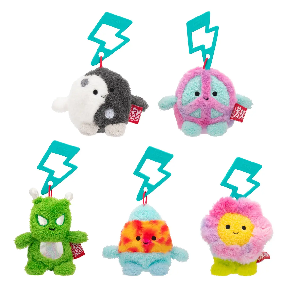 3.5-Inch Retrobumz Plush Keychain Assortment 1