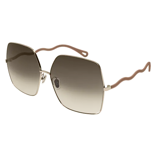 Chloé Squared Sunglasses In Brown 1