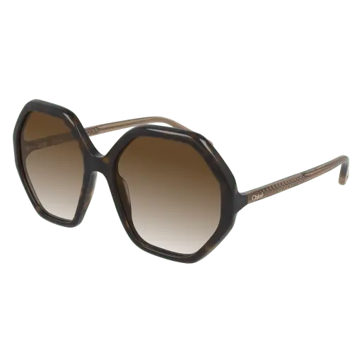 Chloe Havana/Brown Sunglasses With Brown Gradient Lenses 1
