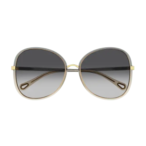 Chloe Gray Sunglasses With Gray Gradient Lenses 2