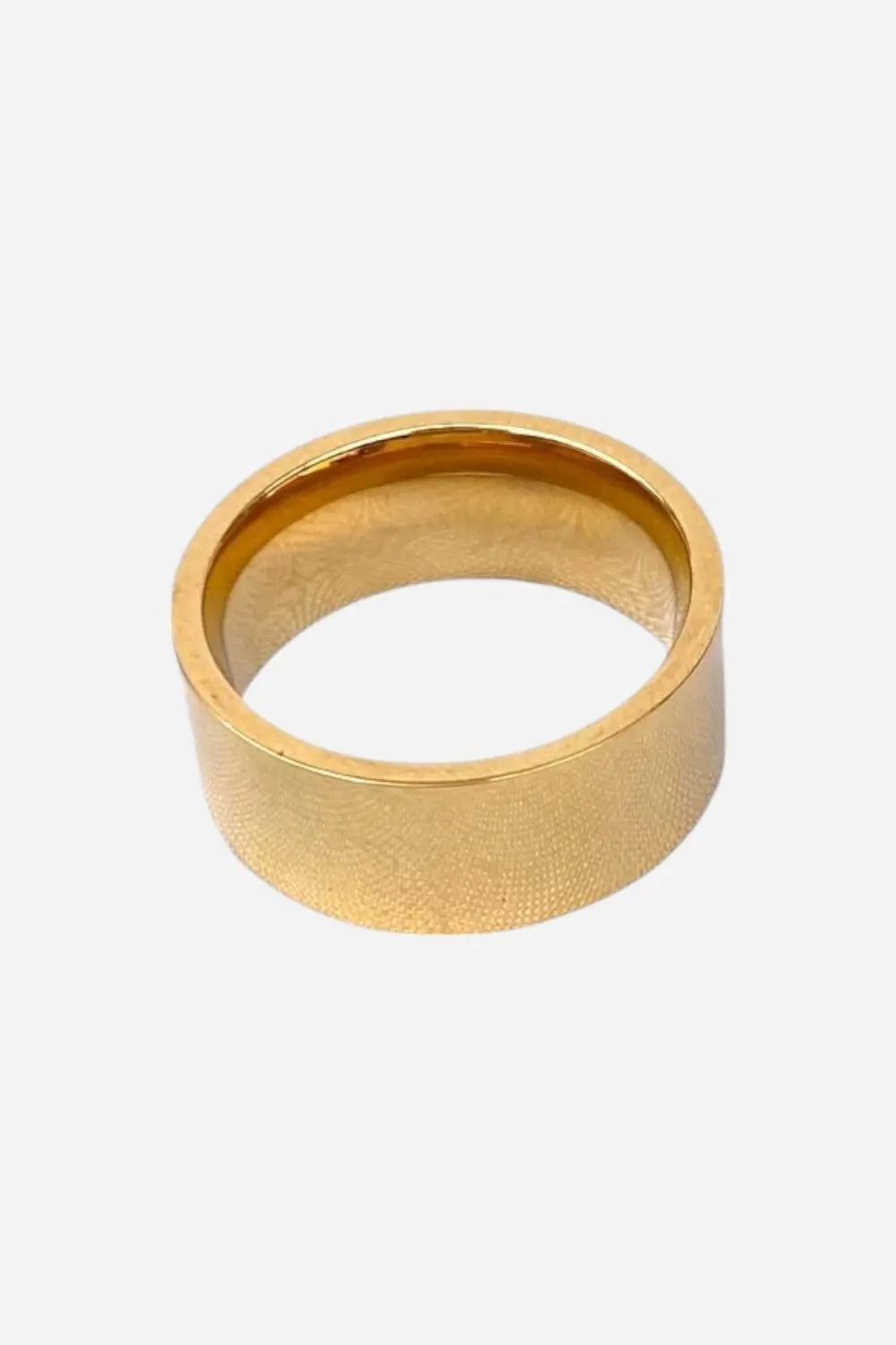 Farrah B Modernist Cigar Ring In Gold - Size 6 1