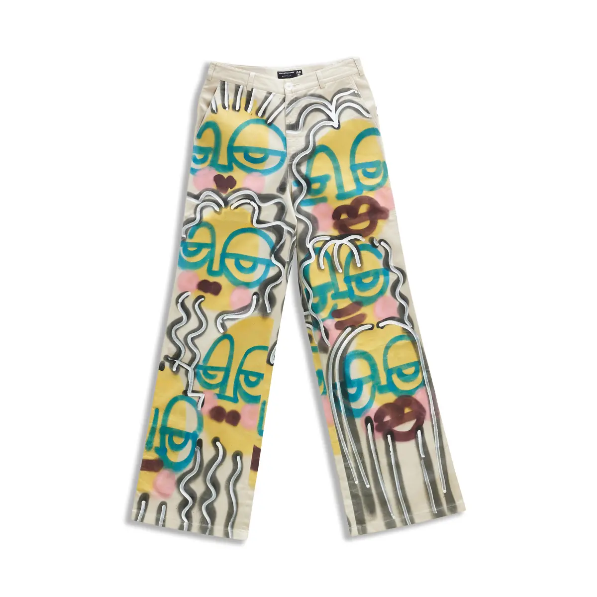 Artface Graffiti Pant In Cream One Of One 1