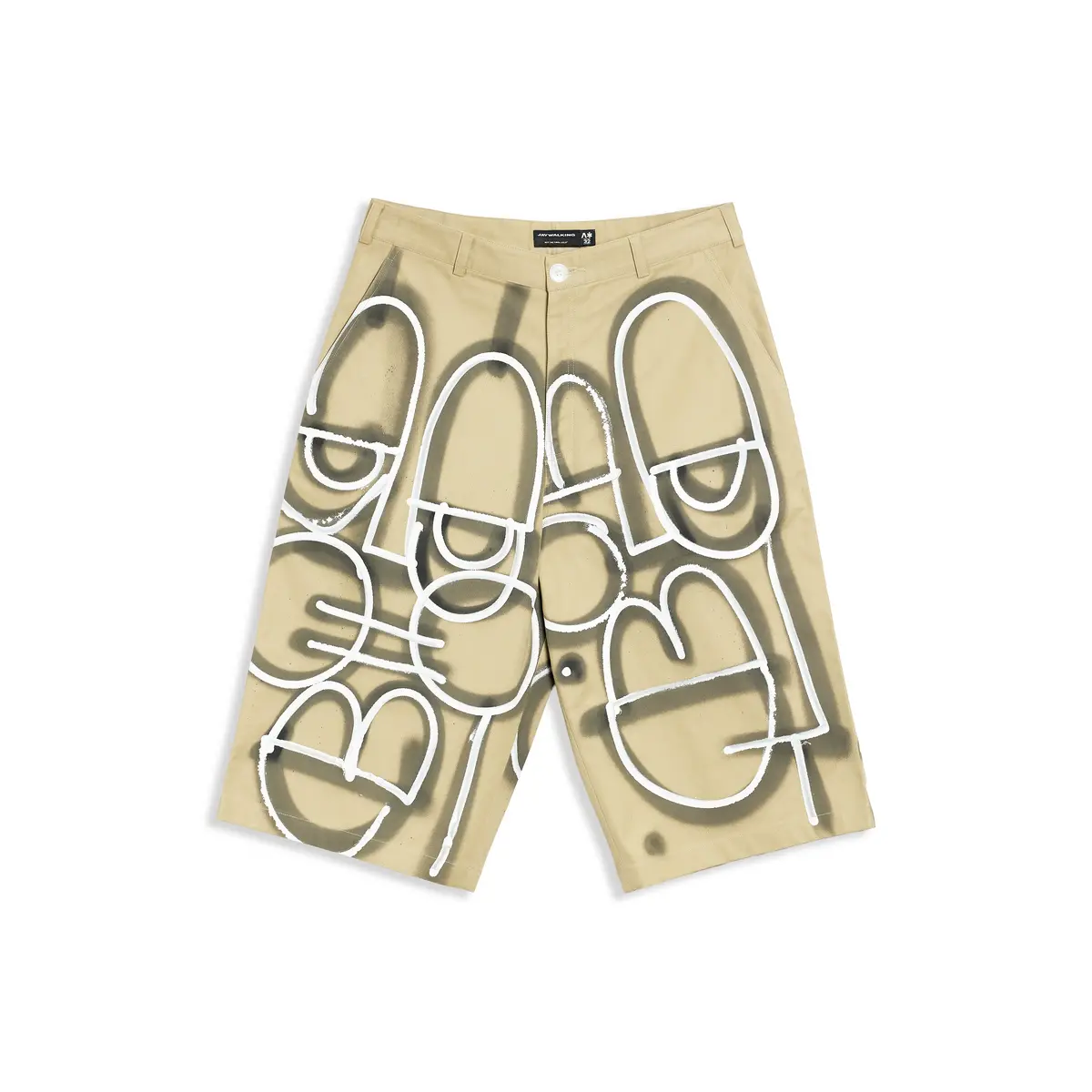 Artface Short In Beige One Of One 1
