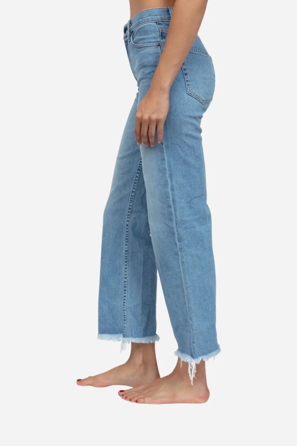 Askkny Crop Wide Leg In Keel Over 2