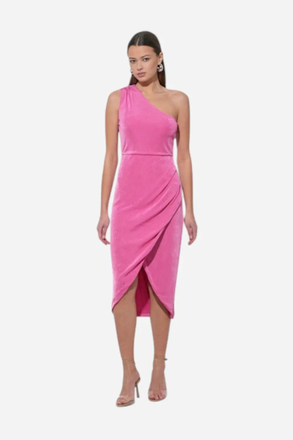 Adelyn Rae Nelly One Shoulder Knit Dress 1