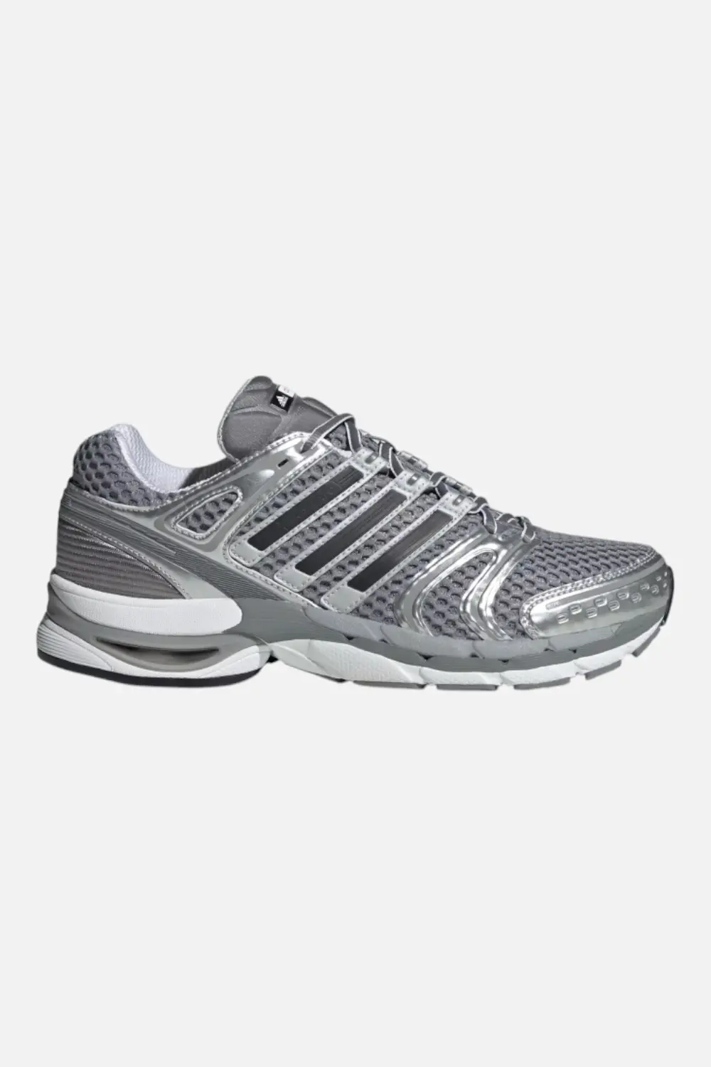Adidas Mne's Adistar Control 5 Shoes In Grey Three/Core Black/Silver Metallic 1