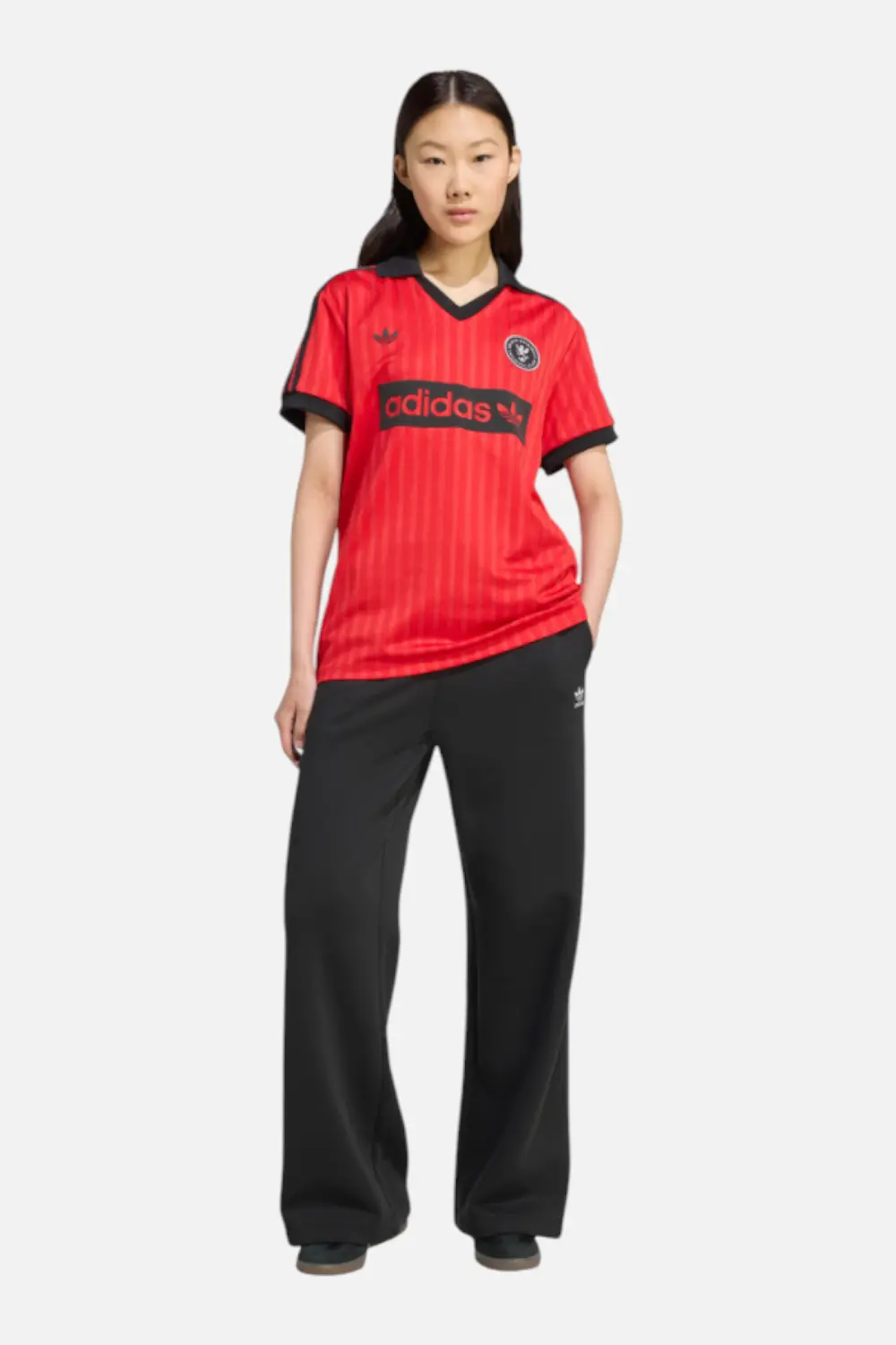 Adidas Women's Graphic Soccer Jersey In Better Scarlet 1