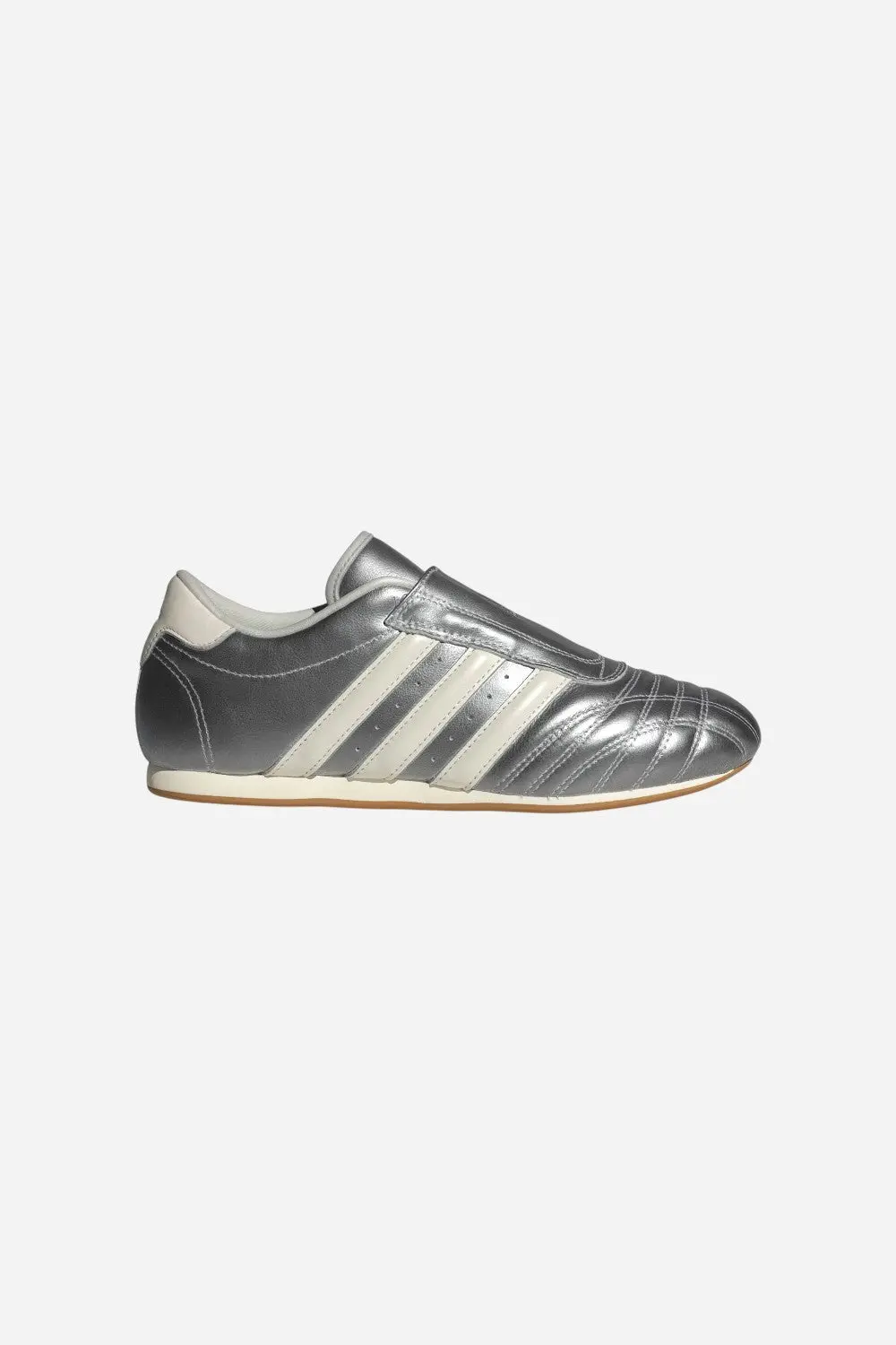 Adidas Taekwondo Shoes In Silver Metallic / Off White / Gum 1