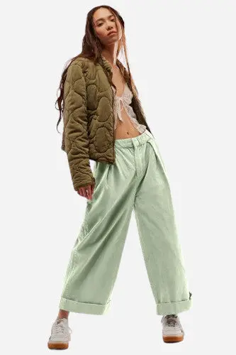 Free People After Love Cuff Pants In Meadow Haze 1