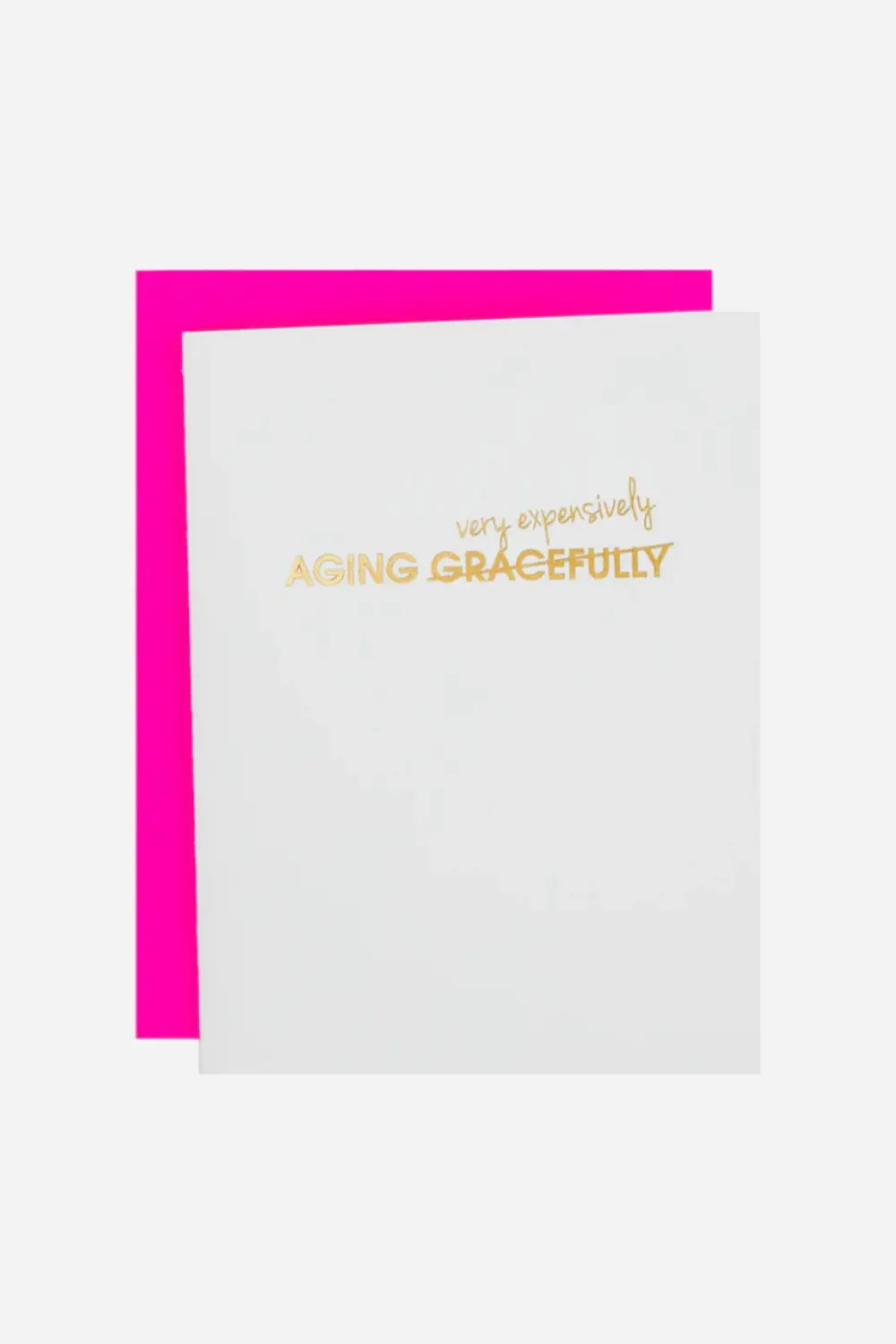 Aging Gracefully - Letterpress Card 1