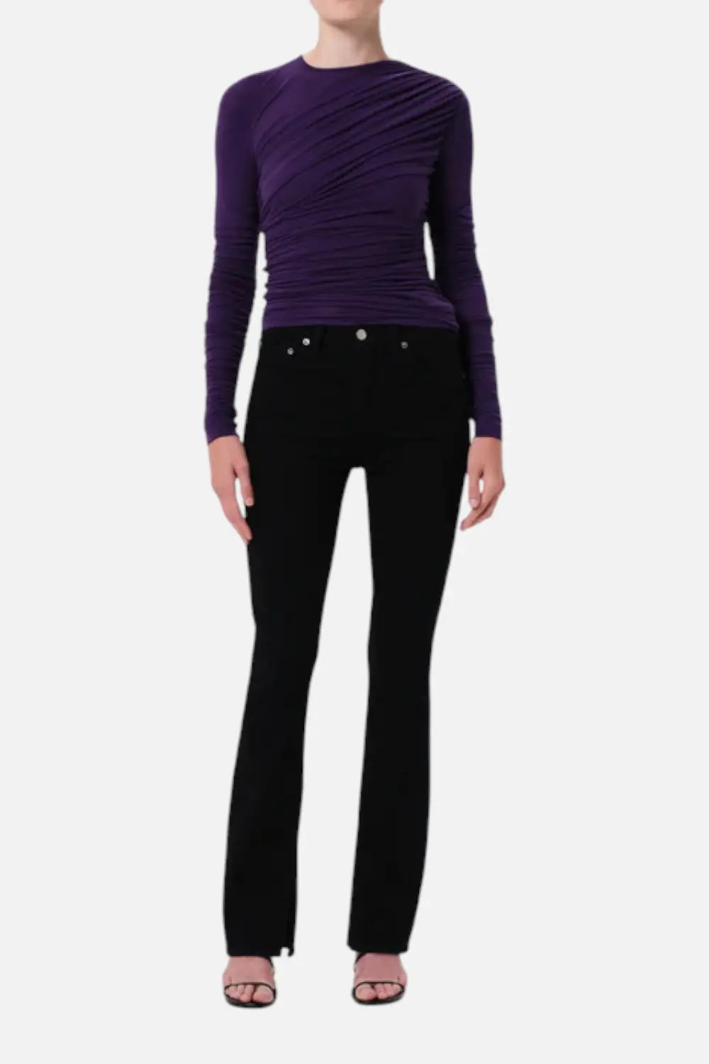 Agolde Ingram Split Skinny Jean In Immersion 1