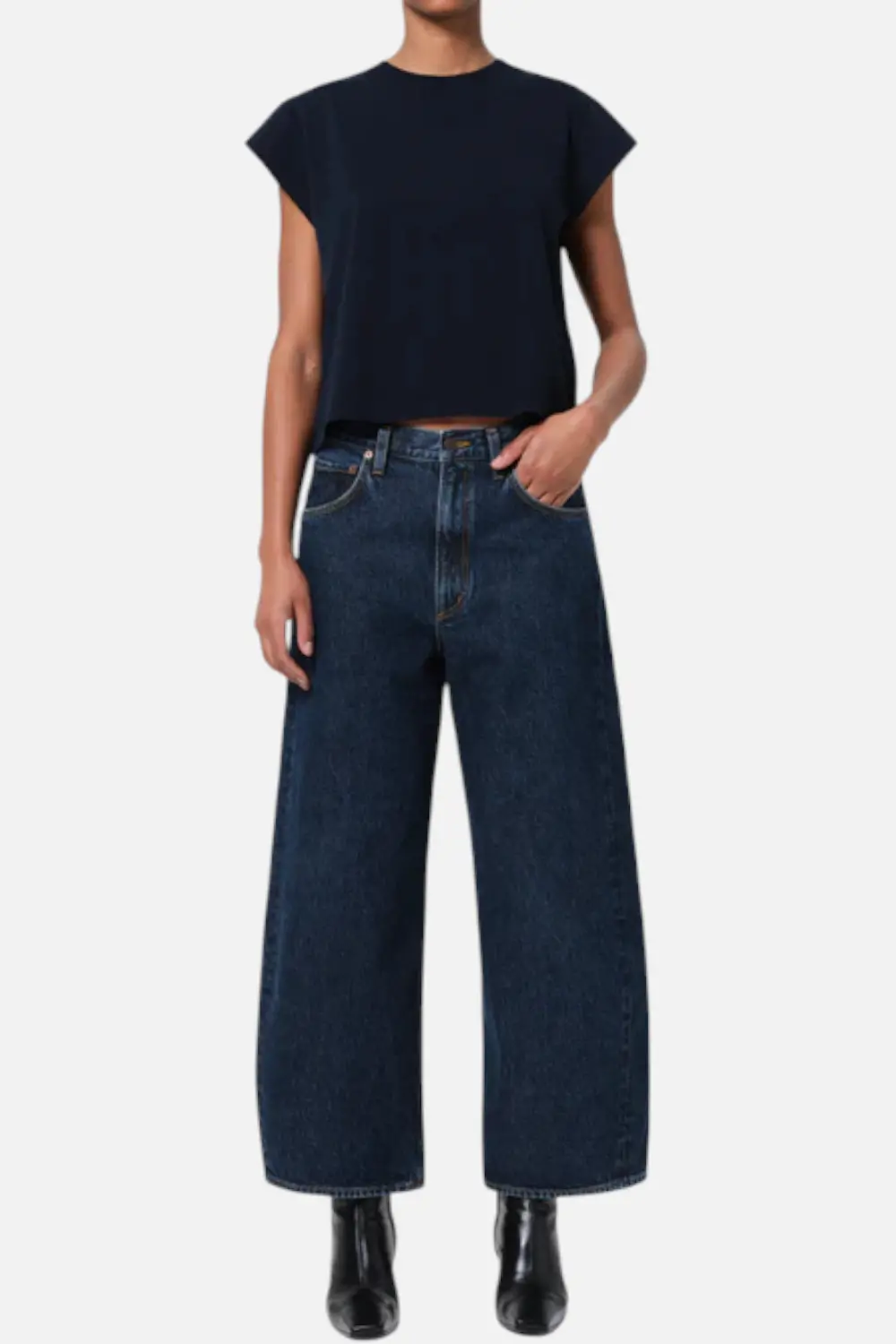 Agolde Low Curve Crop Jean In Pendulum 1