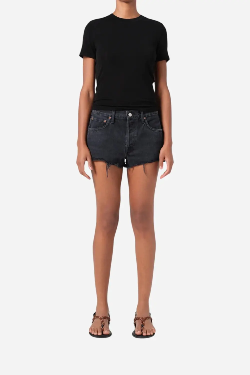 Agolde Parker Vintage Cut Off Short In Theme 1