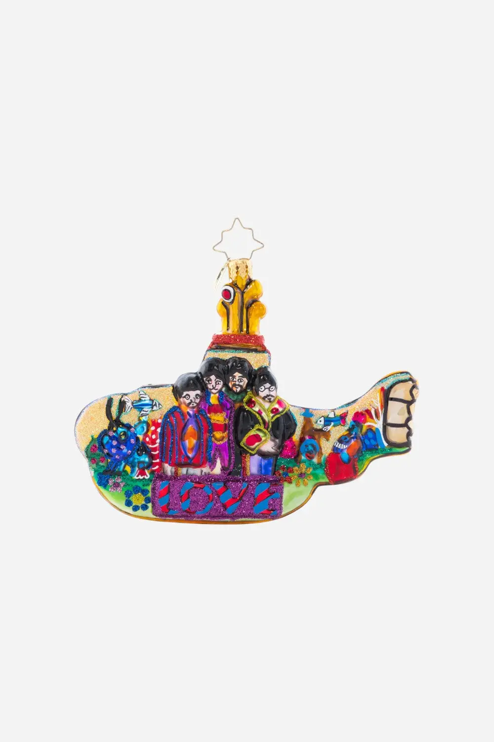 Christopher Radko All Aboard Submarine Ornament 1