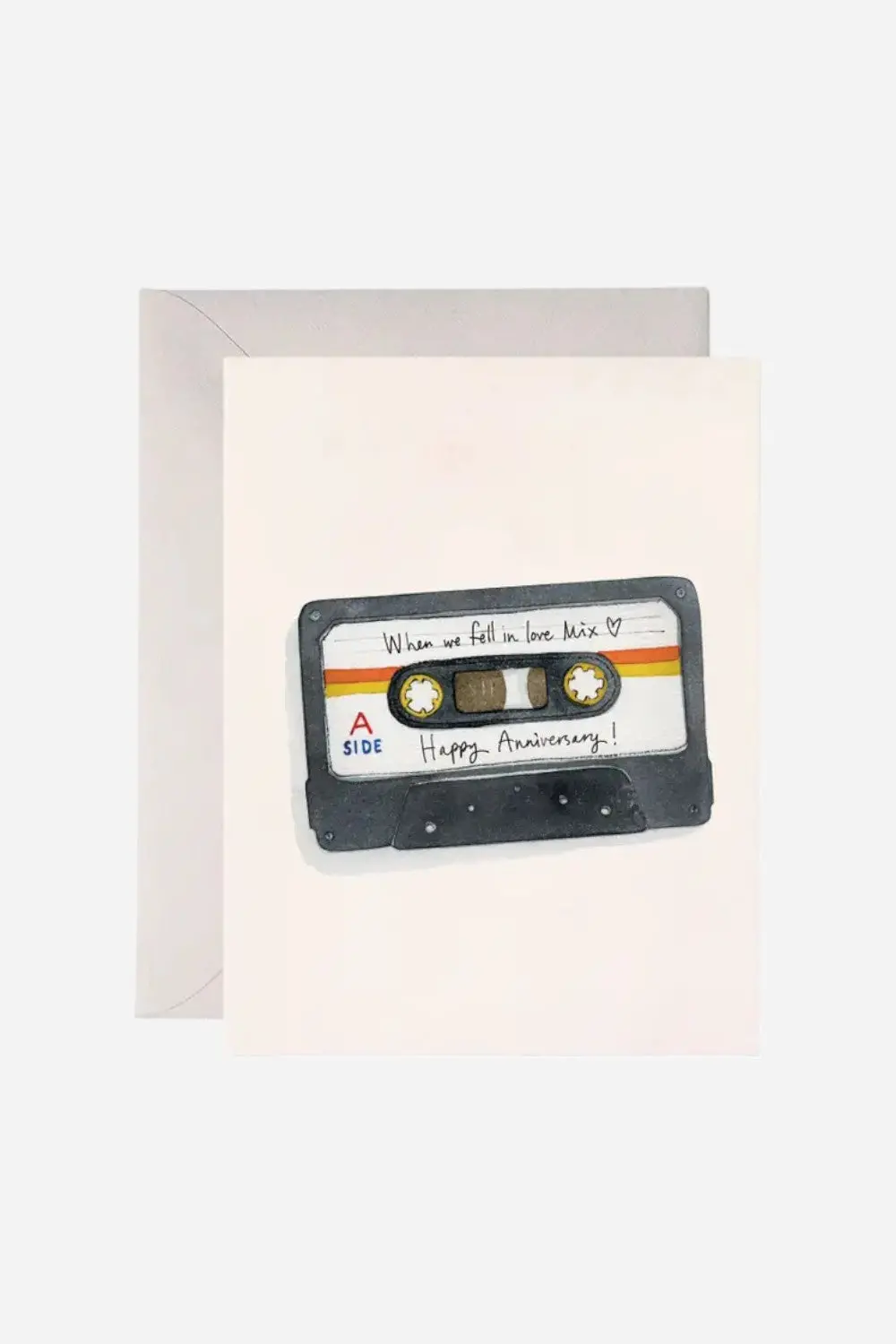 Anniversary Mix Tape Greeting Card 1