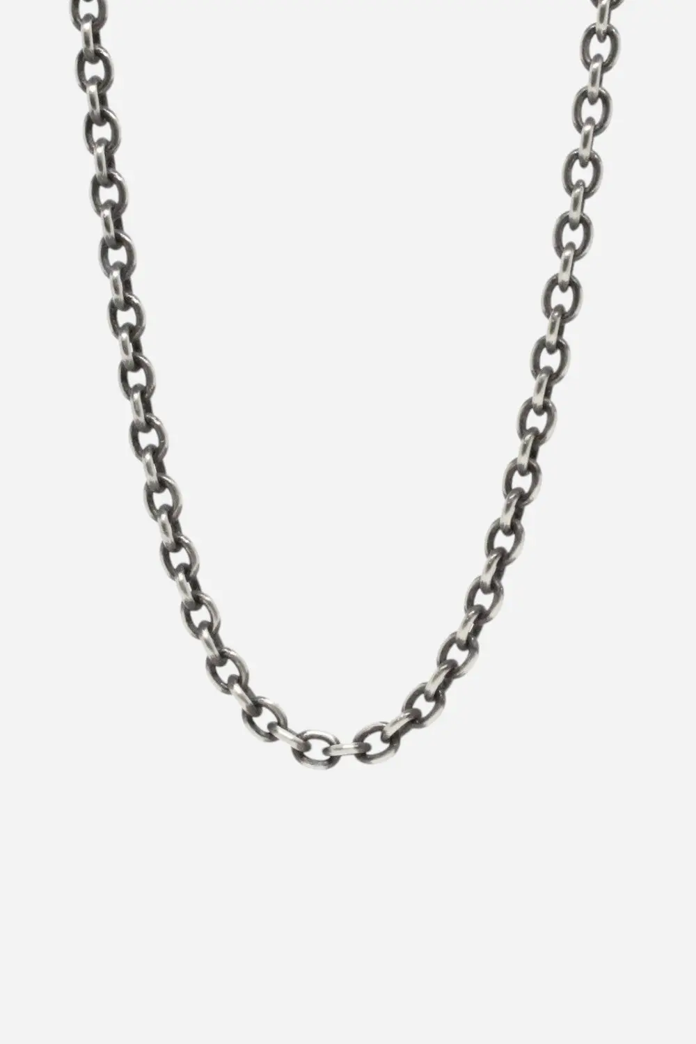 Kenton Michael Antiqued Sterling Silver Chain Necklace 1