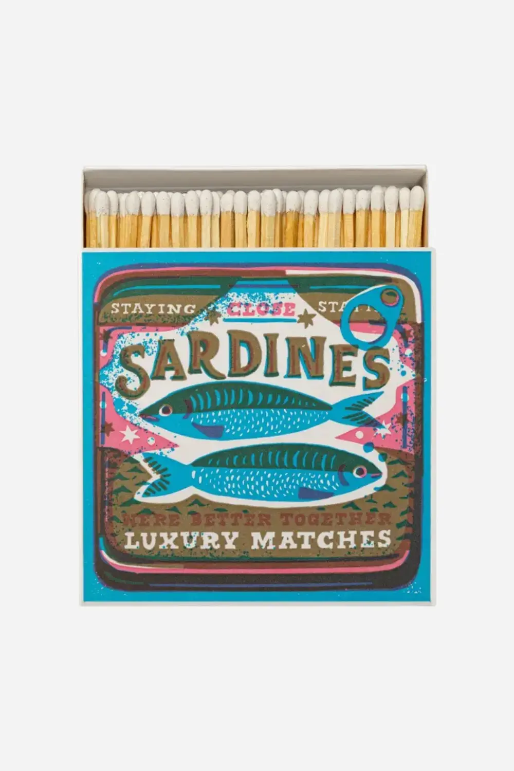 Better Together Sardines Square Safety Matches 1