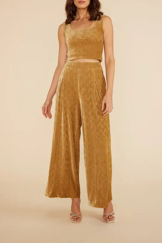 Arianna Crop Top In Gold 1