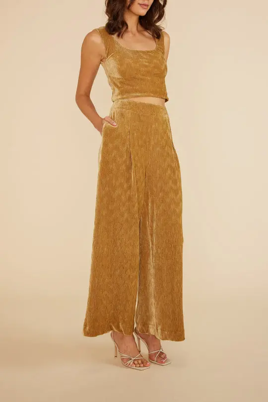 Arianna Crop Top In Gold 2