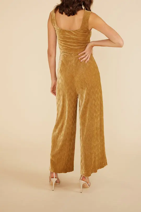 Arianna Crop Top In Gold 3