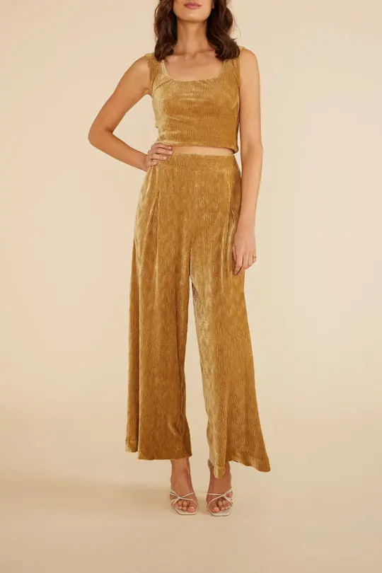 Arianna Pants In Gold 4