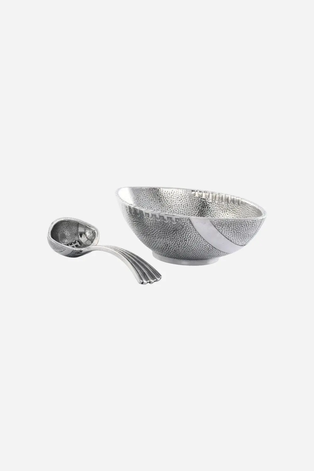 Football Condiment Bowl With Spoon 1