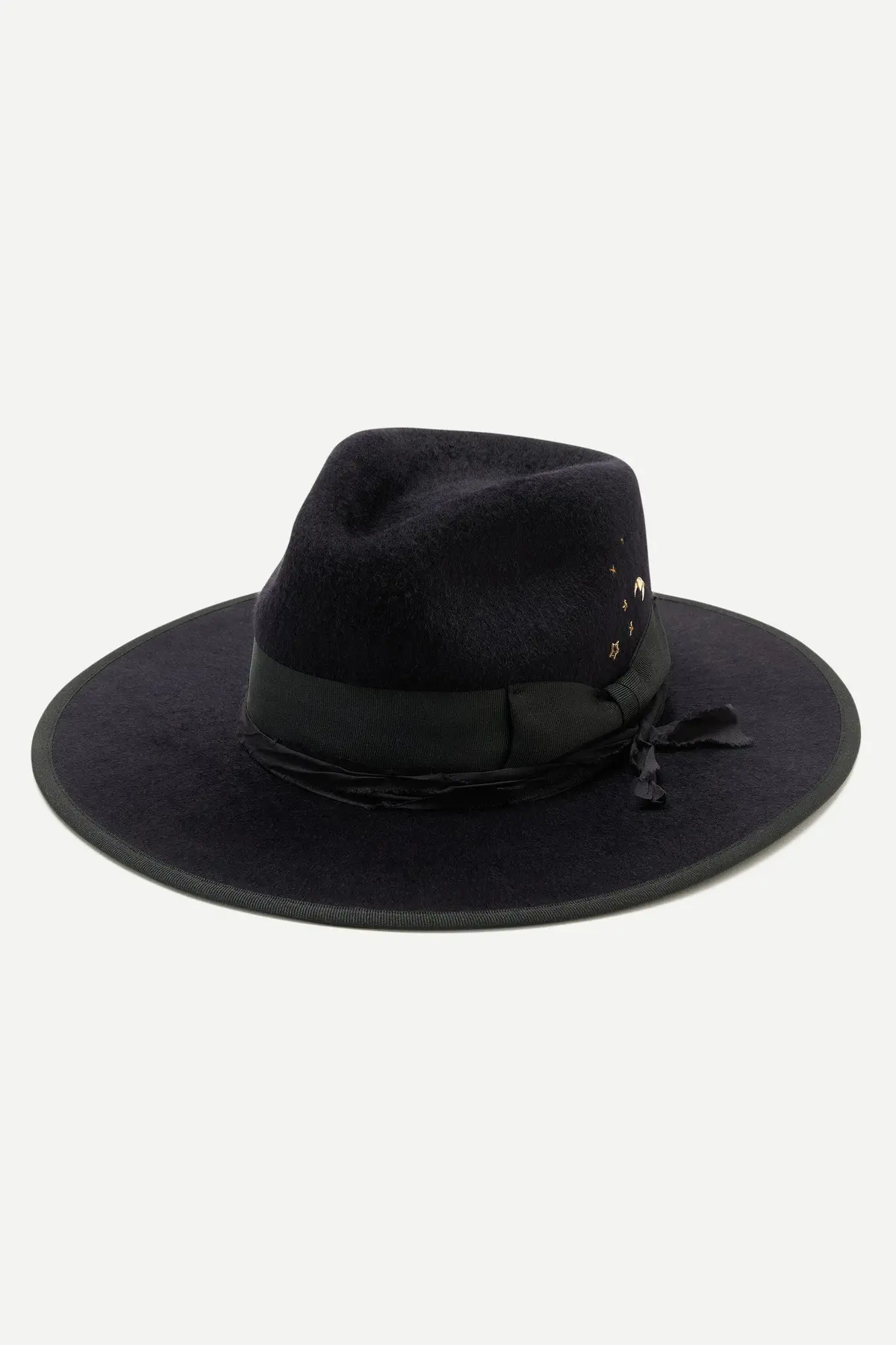 Wyeth Hats Atlas Fedora Hat In Midnight Blue 1