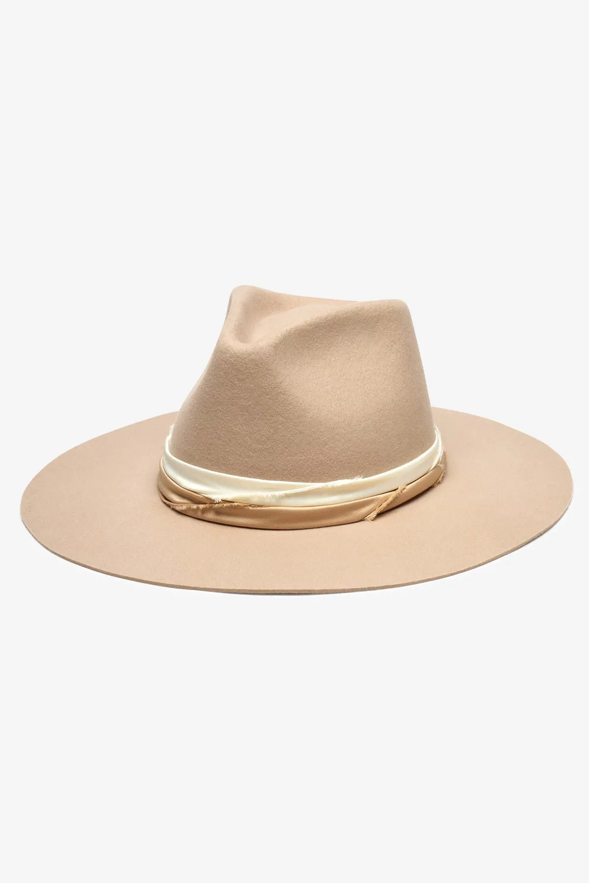 Wyeth Hats Austin Fedora Hat In Taupe 1