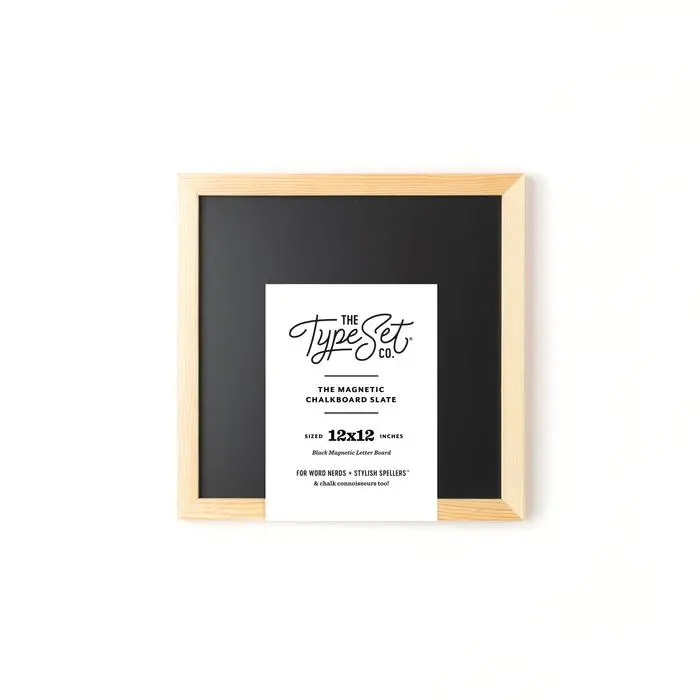 Mini Magnetic Letter Board Slate In Black 1