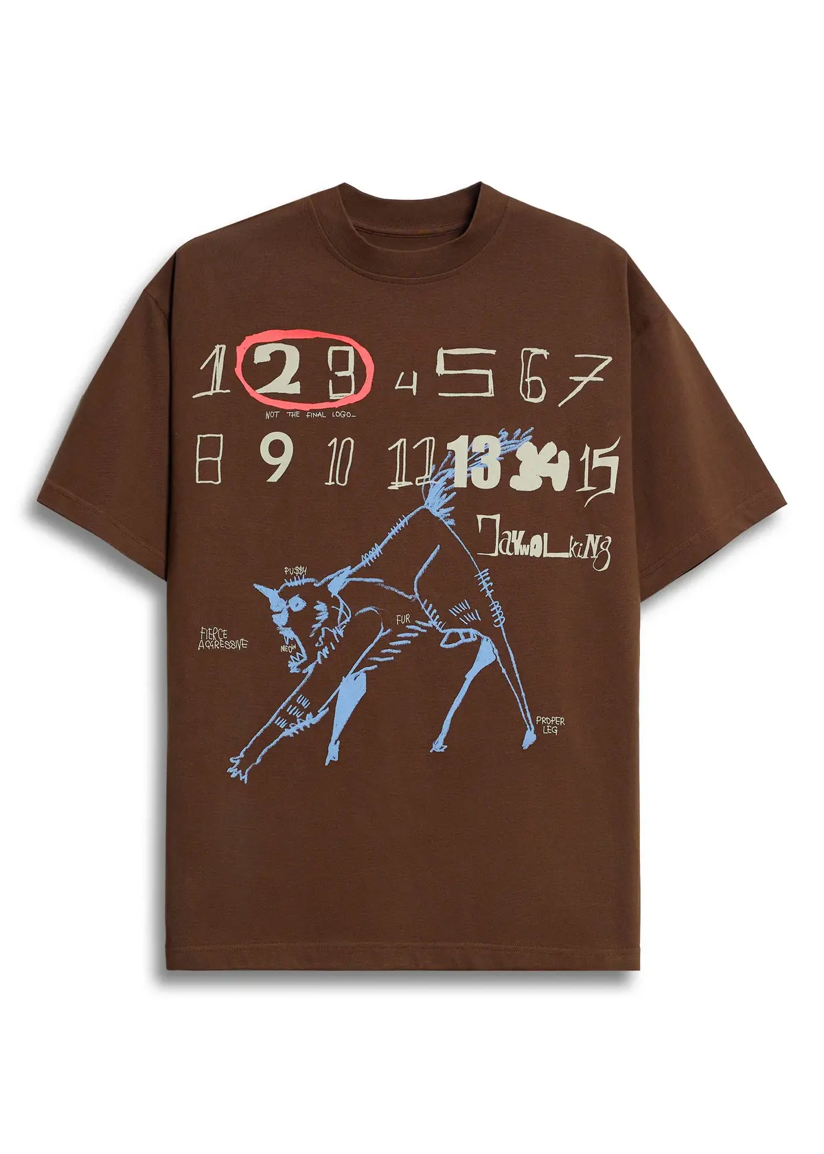 Cat 2.0 T-Shirt In Brown [Unisex] 1