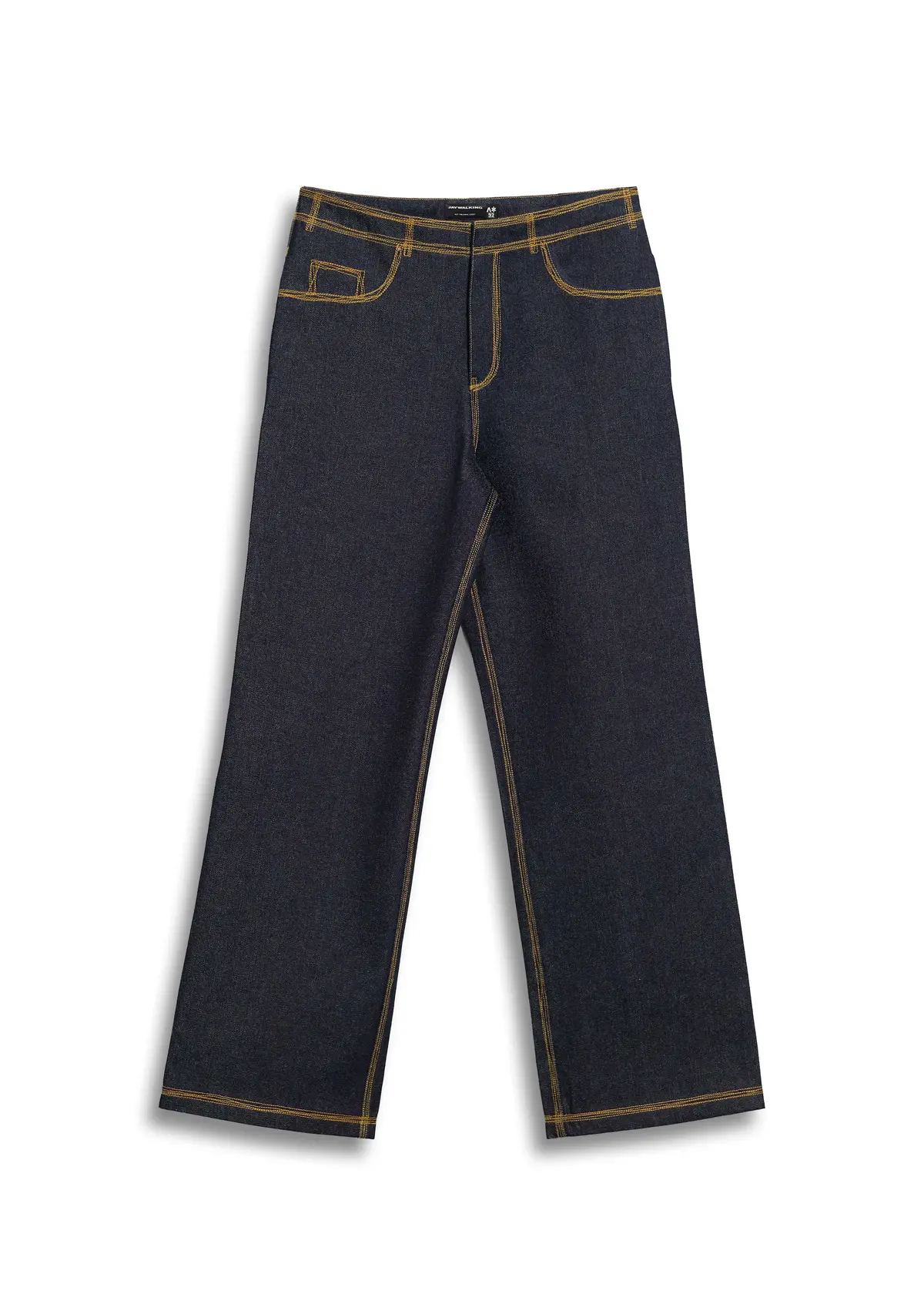 Badly Stitched Denim Pants 1