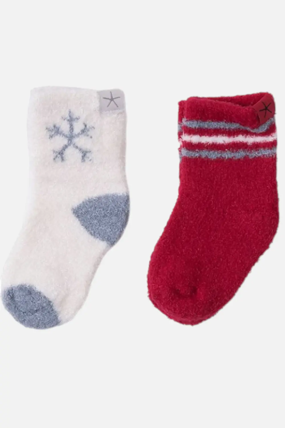 Barefoot Dreams Baby Holiday Sock Set In Cream Multi 1