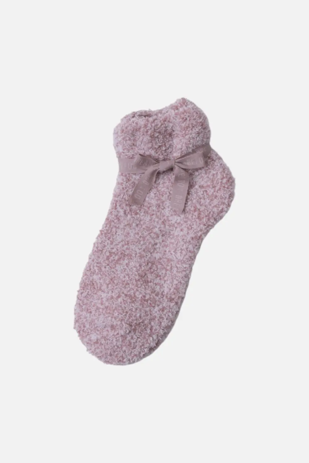Barefoot Dreams Cozychic Heathered Tennis Socks In Heathered Teaberry 1