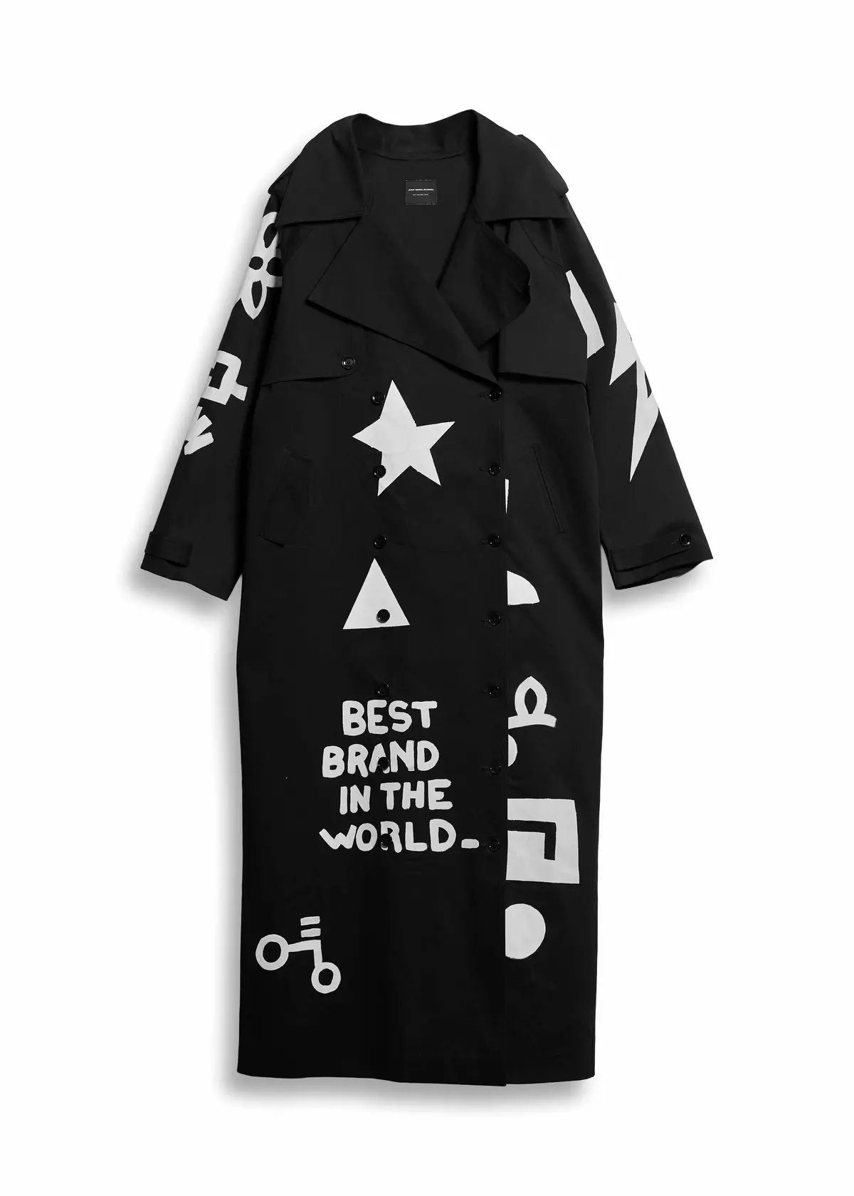 Trench Coat In Black One Of One 1