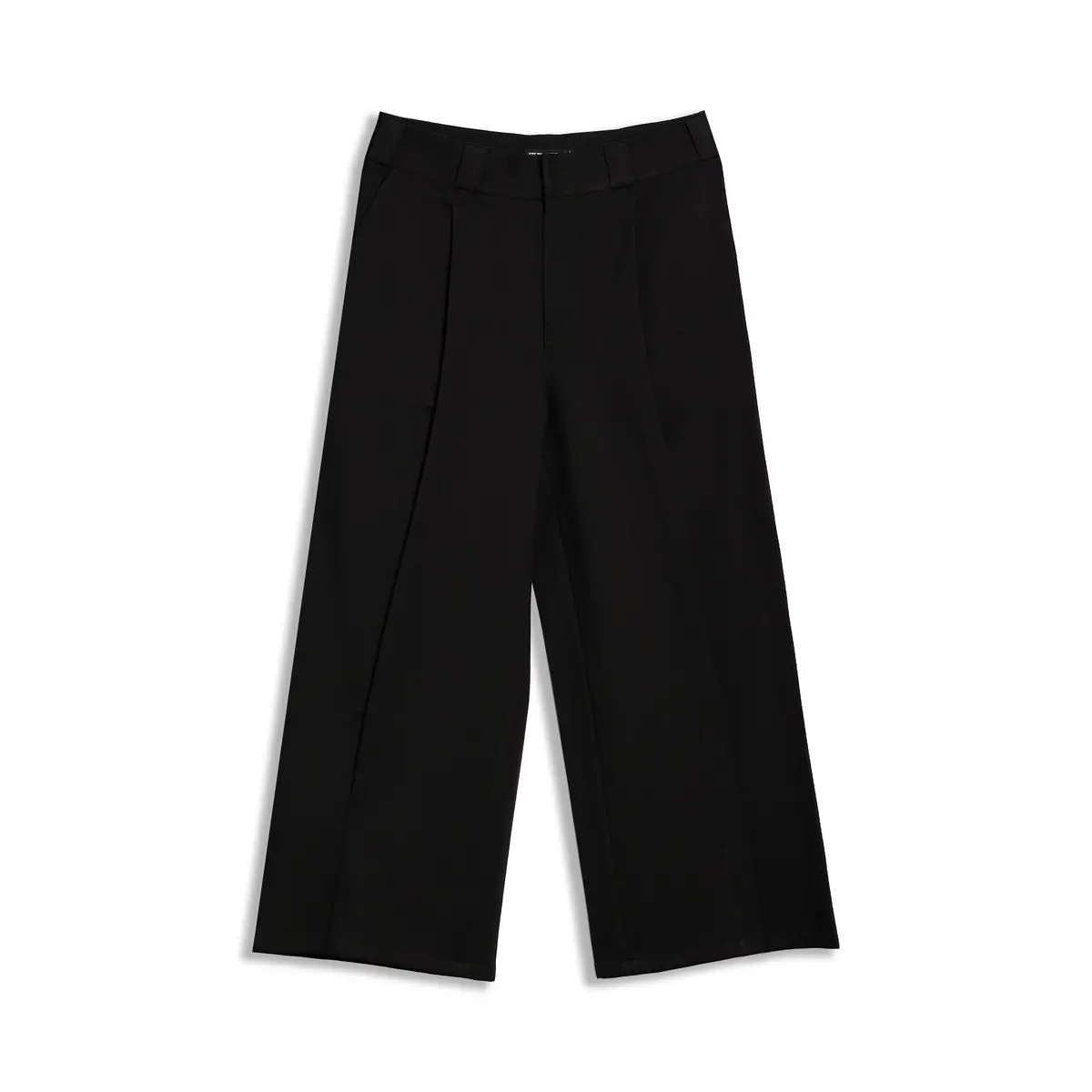 Chrome Pleated Pants In Black 1