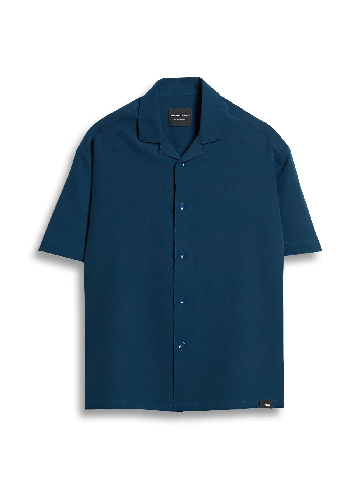 Bowling Shirt In Navy Blue [Unisex] 1