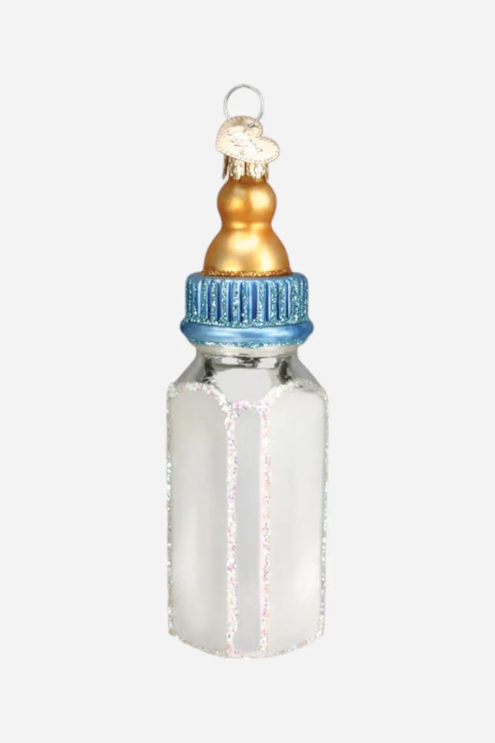 Baby Bottle Boy Ornament 1